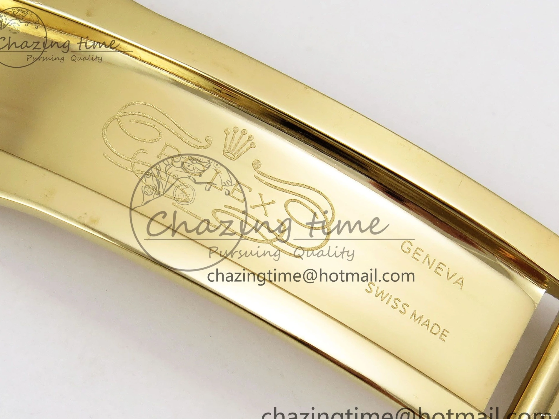 1224 Day Date 40 YG JDF 904L Steel White Stick Dial on President Bracelet VR3255 V3 (Gain Weight) Colorful 1373